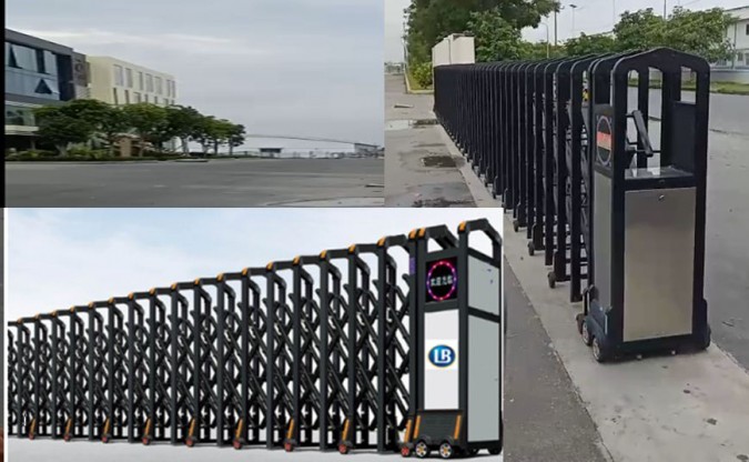 Cổng xếp nhôm, cổng xếp tại bình dương