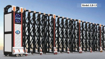 Cổng xếp nhôm hợp kim LB13