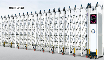 Cổng Xếp Hợp Kim Nhôm LB801