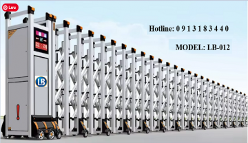 Cửa cổng xếp gọn LB012