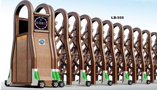 Cổng Xếp Nhôm Hợp Kim LB356