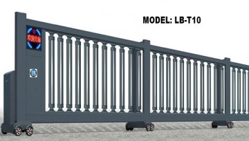 Cổng xếp trượt tự động LB-T10